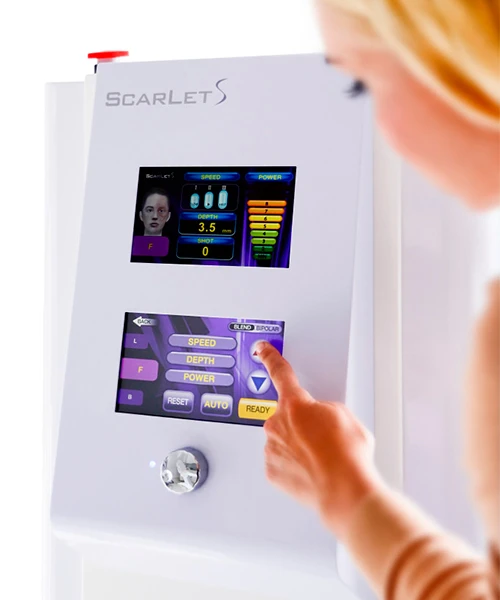 Фракционной микроигольчатый малоинвазивный аппарат Scarlet RF (Южная Корея)